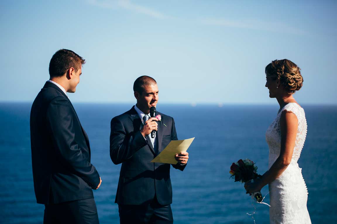 celebrant conducting ceremony